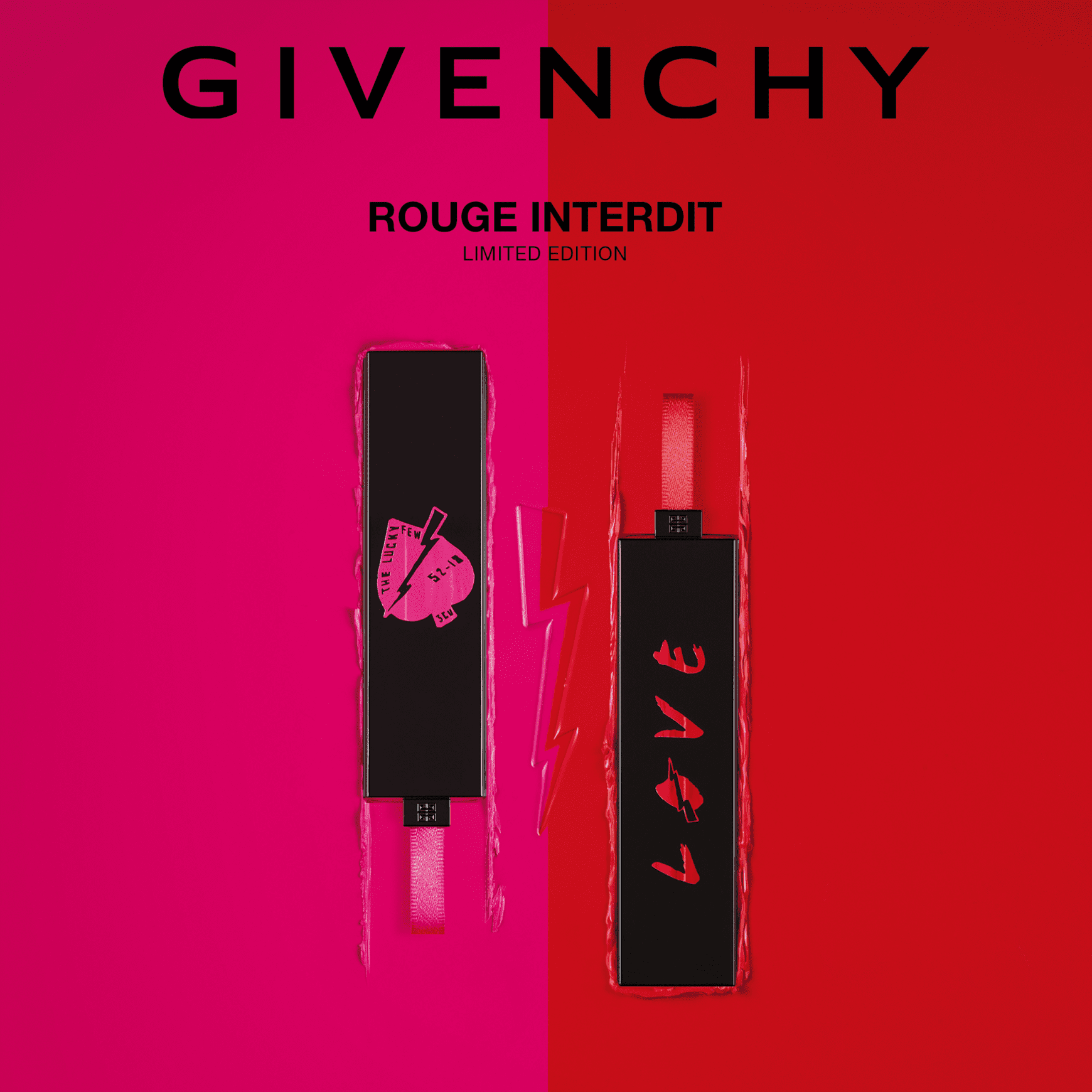 Givenchy Rouge Interdit Limited Edition N°13 Interdit - Batom Cremoso 3,4g