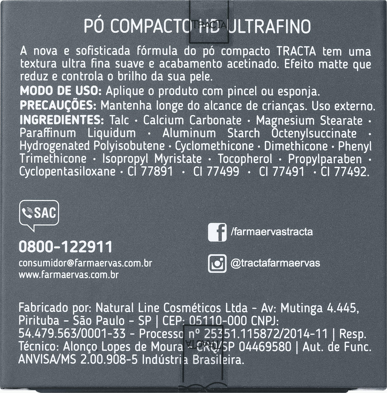 Tracta HD Ultrafino 09 Medium - Pó Compacto 9g