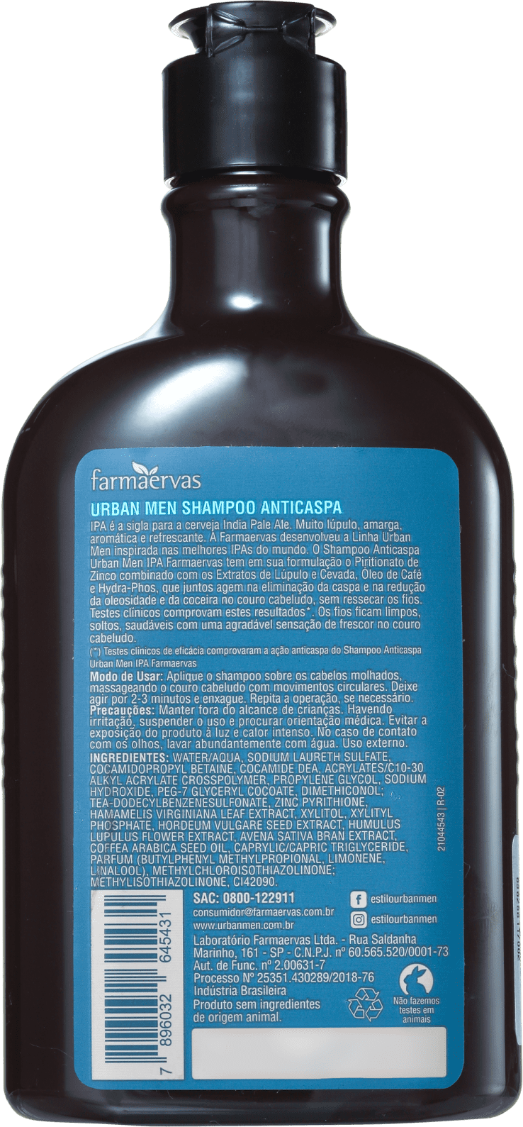 Farmaervas Urban Men - Shampoo Anticaspa 240ml