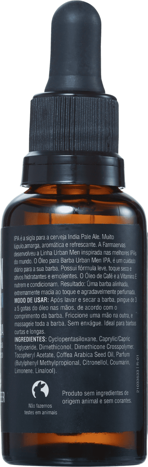 Farmaervas Urban Men - Óleo para Barba 30ml