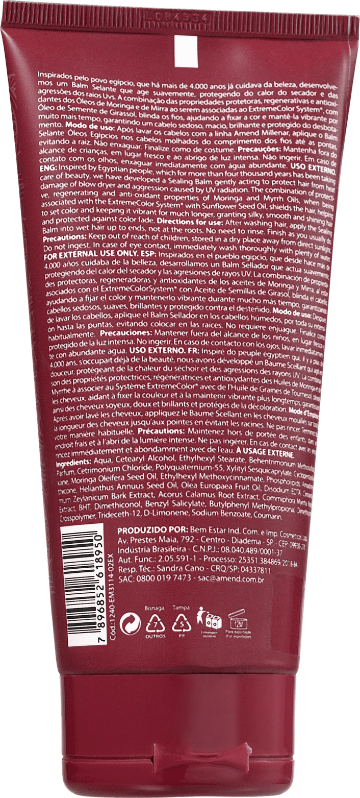 Amend Millenar Óleos Egípcios Balm Selante - Leave-in 180g
