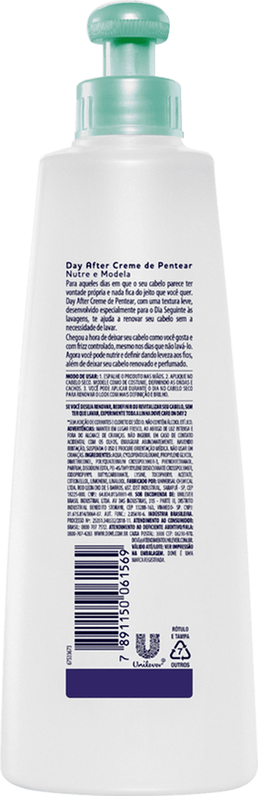 Dove Care On Day 2 Day After - Creme de Pentear 200ml
