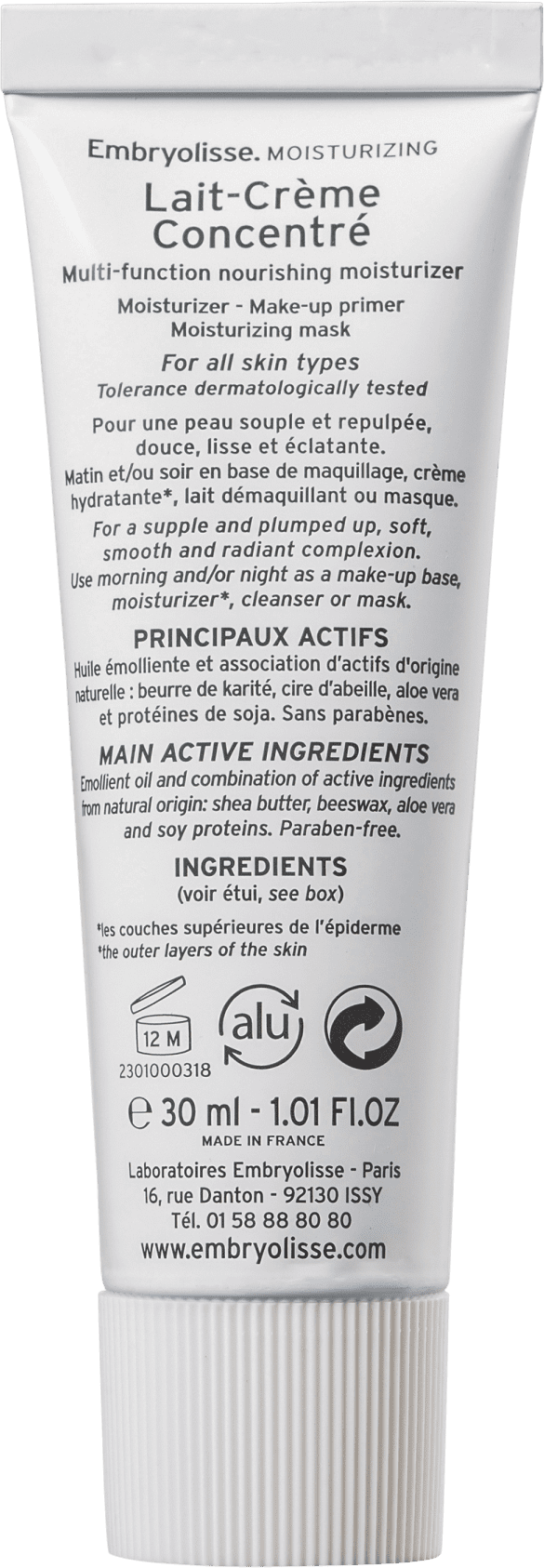 Embryolisse Concentré - Leite Hidratante Facial 75ml