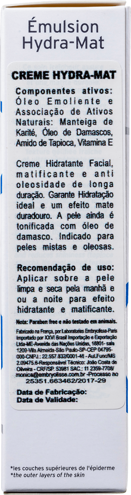 Embryolisse Hydra-Mat - Emulsão Hidratante Facial 40ml