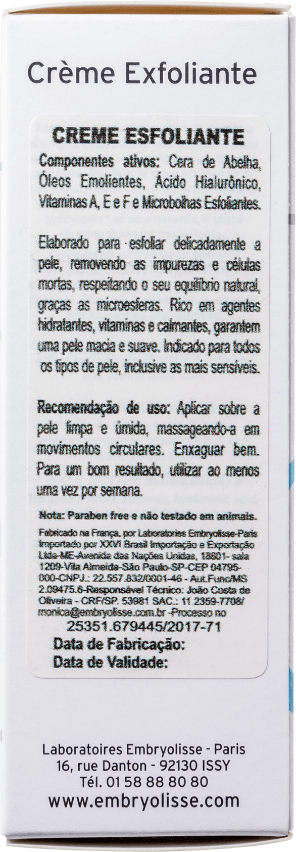 Embryolisse - Creme Esfoliante Facial 60ml
