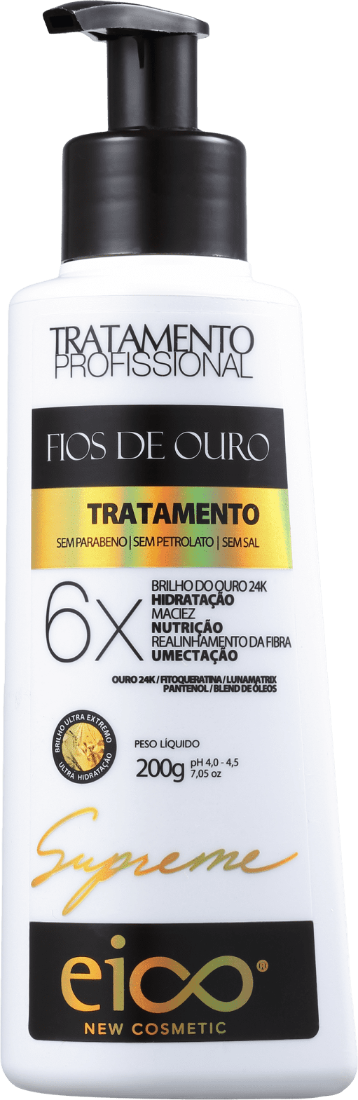 Eico Supreme Fios de Ouro - Tratamento Capilar 200g