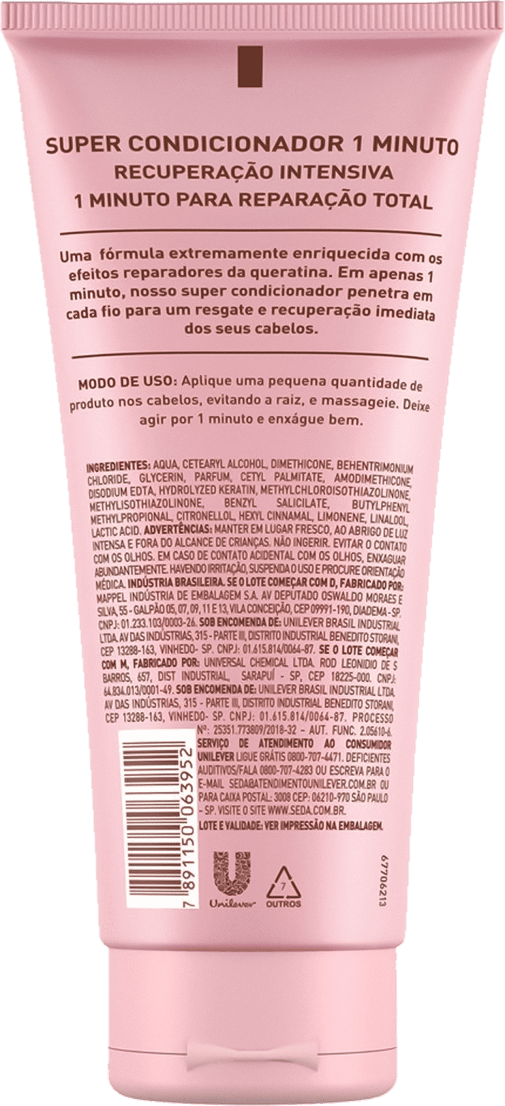Seda Super Condicionador Hidratação Máxima - Condicionador 170ml
