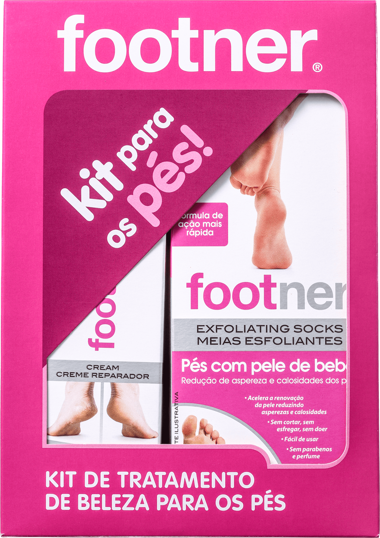 Kit Footner Tratamento de Beleza para os Pés (2 Produtos)