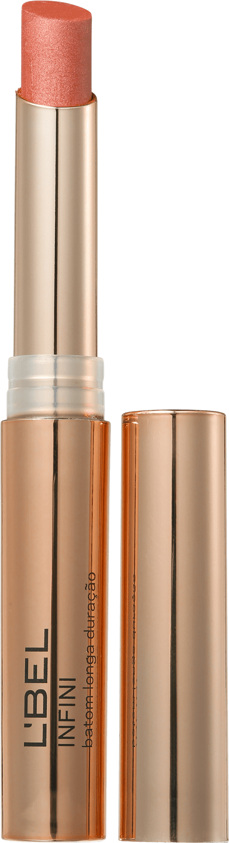 L'Bel Infini Dourado Metalizado Rose Gold - Batom Metálico 2g