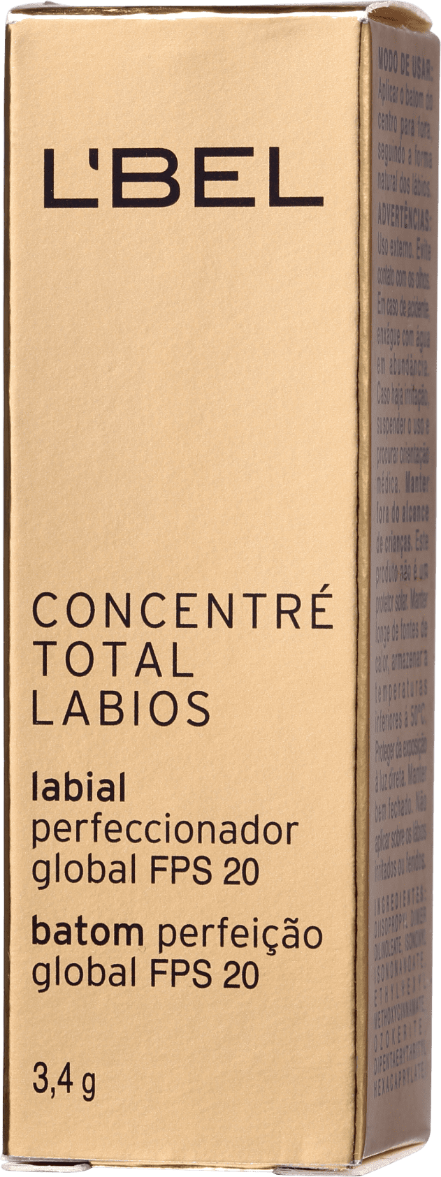 L'Bel Concentré Total FPS 20 Burdeos - Batom 3,4g