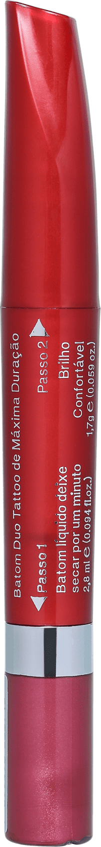 L’Bel Color Maxtime Duo Tattoo Rosa Chic - Batom Líquido Cintilante 2,8ml
