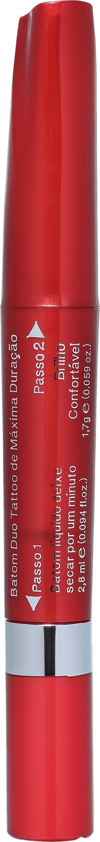 L’Bel Color Maxtime Duo Tattoo Coral Magic - Batom Líquido Cintilante 2,8ml