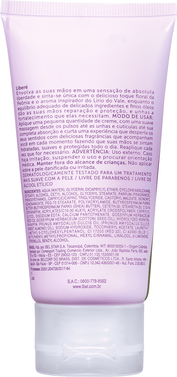 L'Bel Sense Liberé - Creme para as Mãos 75ml