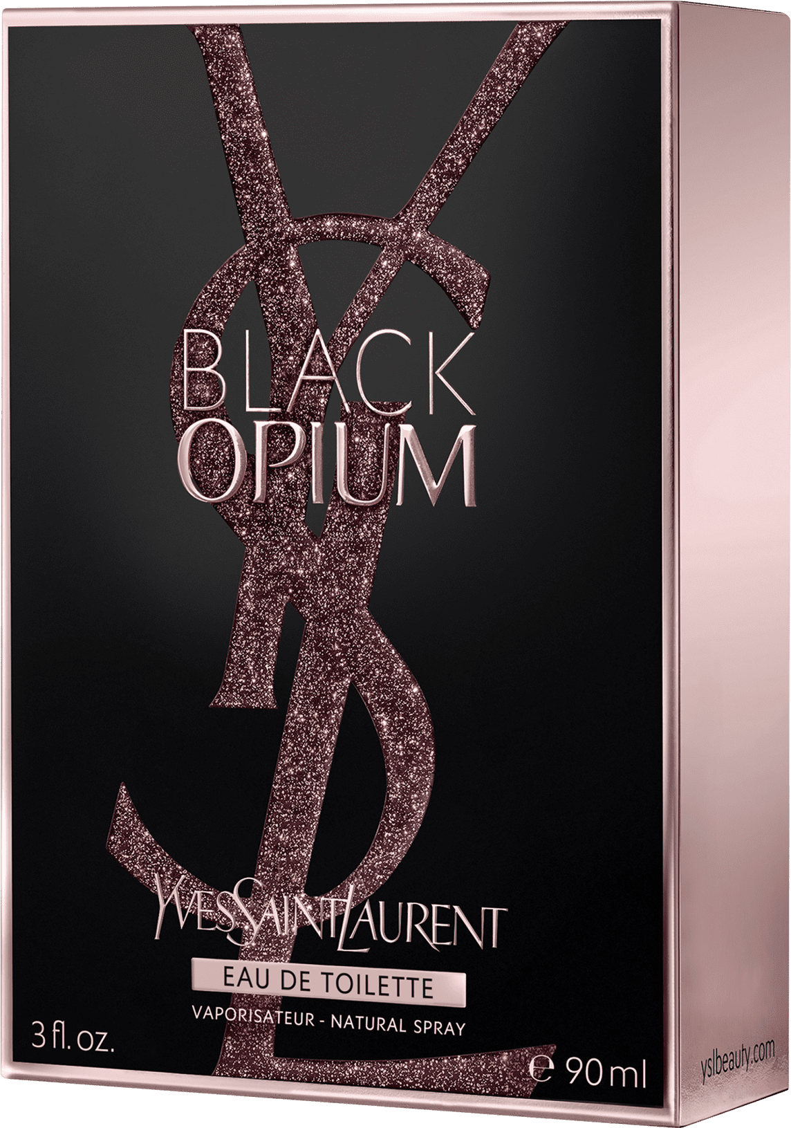 Black Opium Glow Yves Saint Laurent Eau de Toilette - Perfume Feminino 90ml
