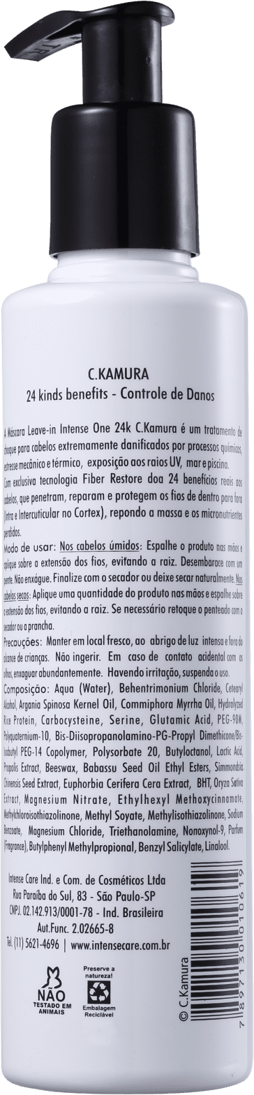 C.Kamura Intense One 24k - Leave-In 200g