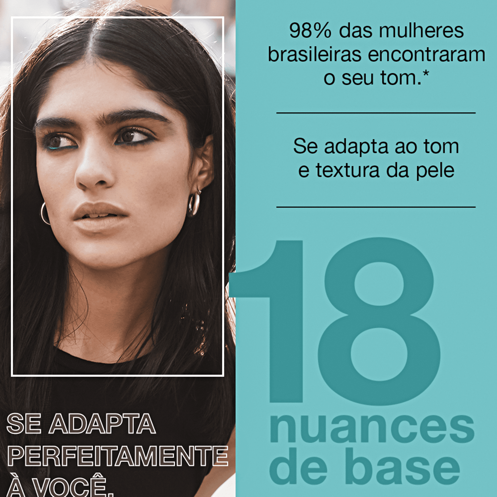 Maybelline Fit Me! Efeito Matte B100 - Base Líquida 30ml