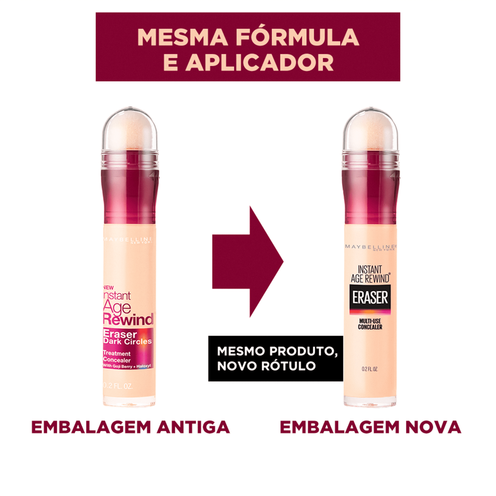 Maybelline Instant Age Rewind Eraser Dark Circles Ivory - Corretivo Líquido 5,9ml