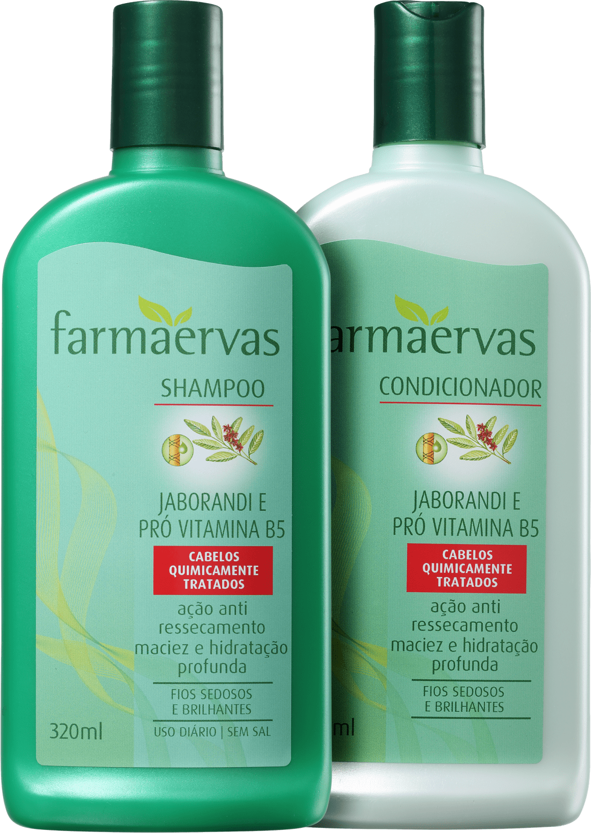 Kit Farmaervas Jaborandi e Pró Vitamina B5 Duo (2 Produtos)
