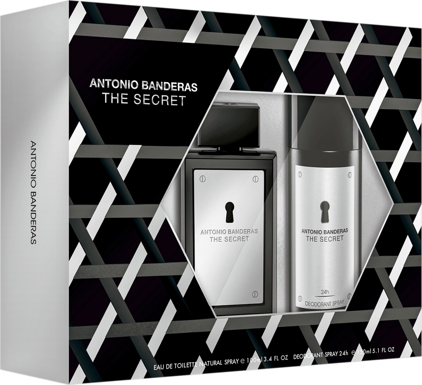 Conjunto The Secret Antonio Banderas Masculino - Eau de Toilette 100ml + Desodorante 150ml