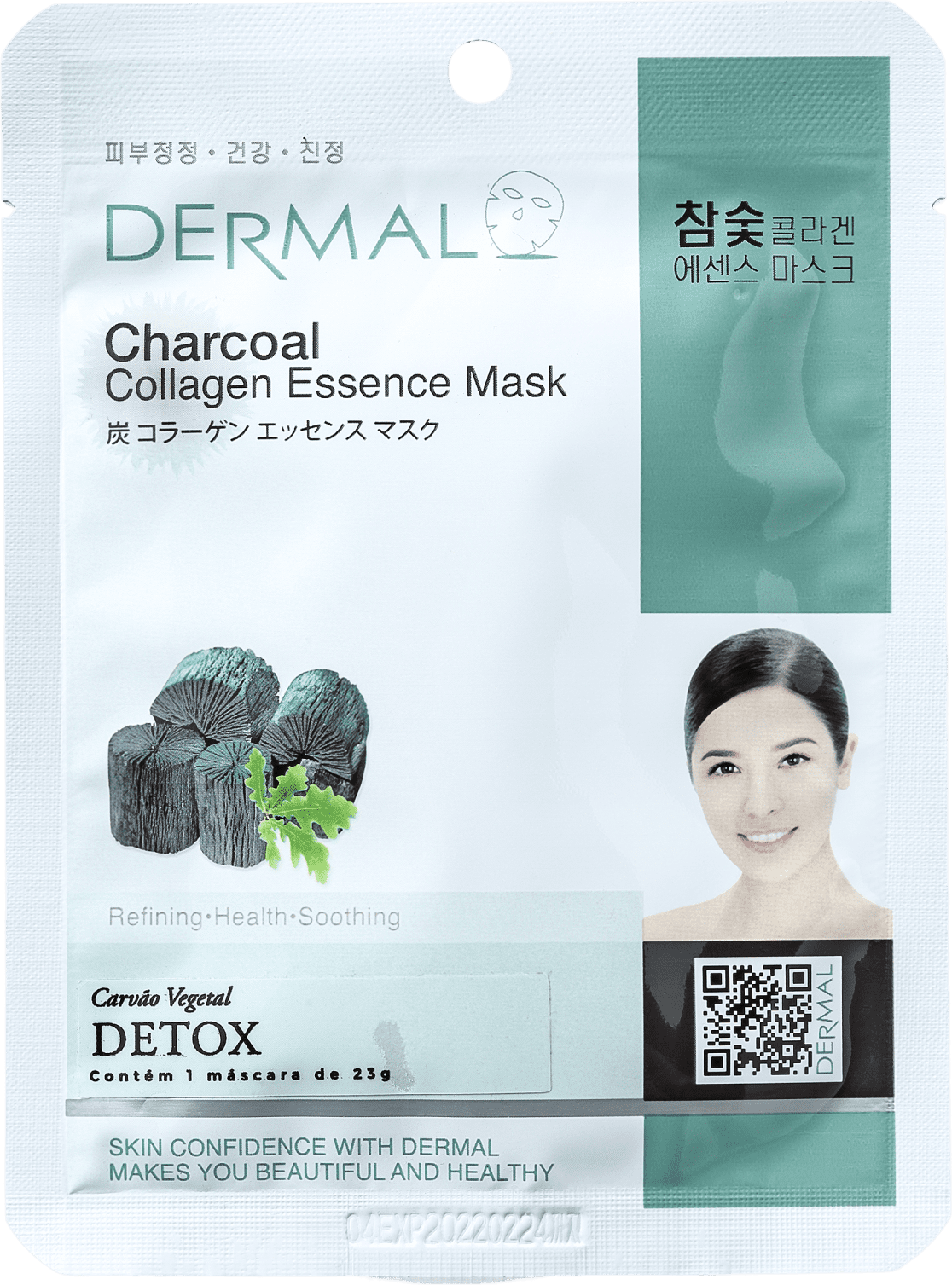 Dermal Charcoal - Máscara de Limpeza Facial 23g