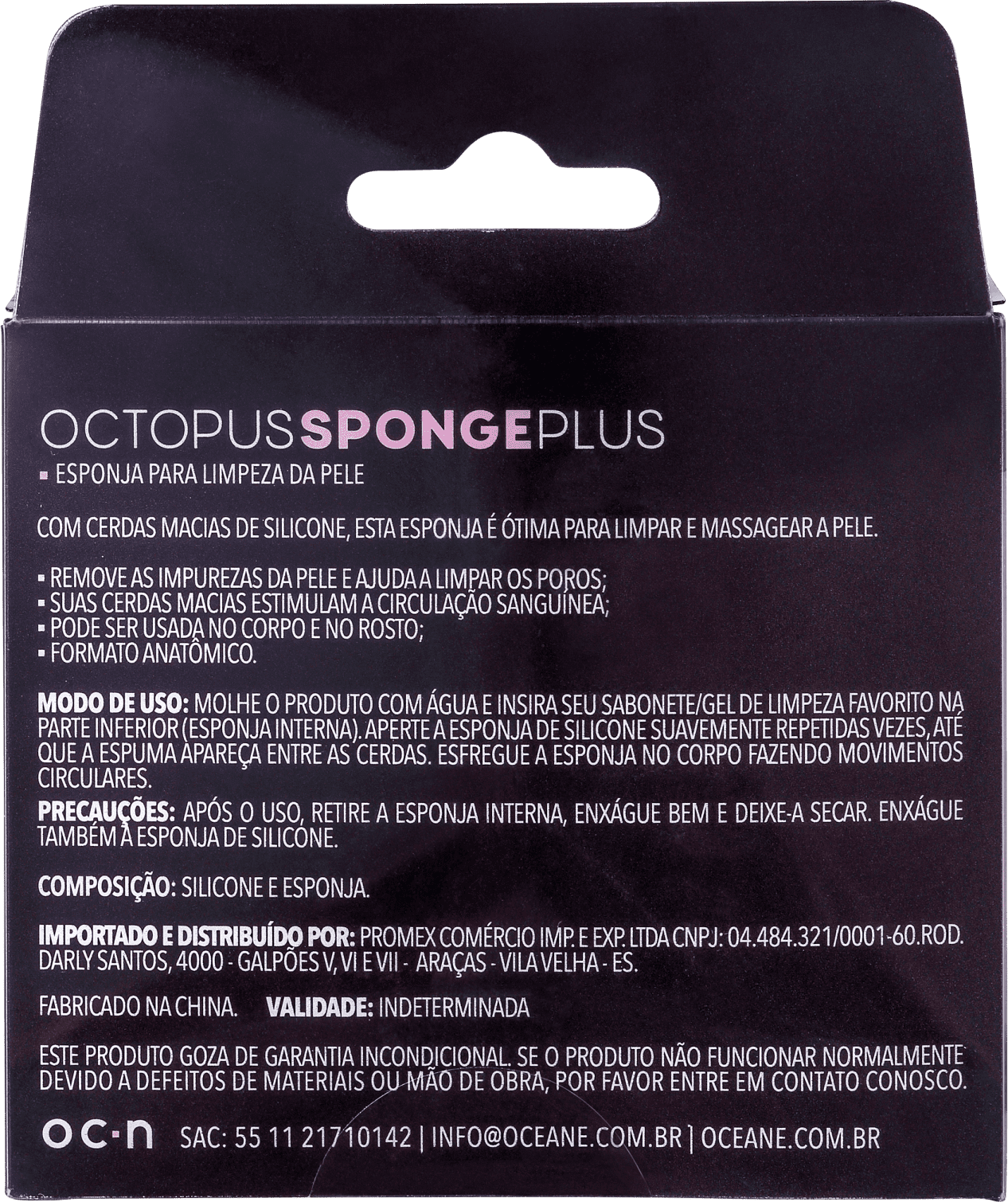 Océane Octopus Plus Rosa - Esponja de Banho
