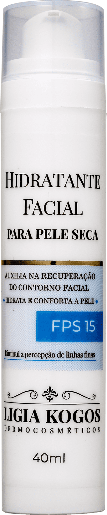 Ligia Kogos Pele Seca FPS 15 - Hidratante Facial 40ml