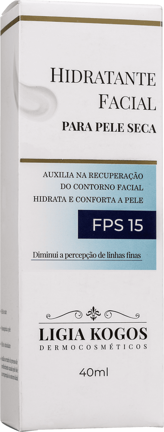 Ligia Kogos Pele Seca FPS 15 - Hidratante Facial 40ml