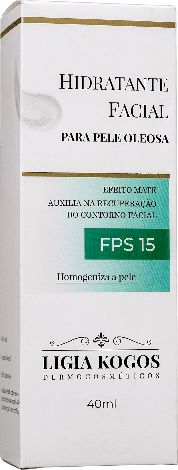 Ligia Kogos Pele Oleosa FPS 15 - Hidratante Facial 40ml