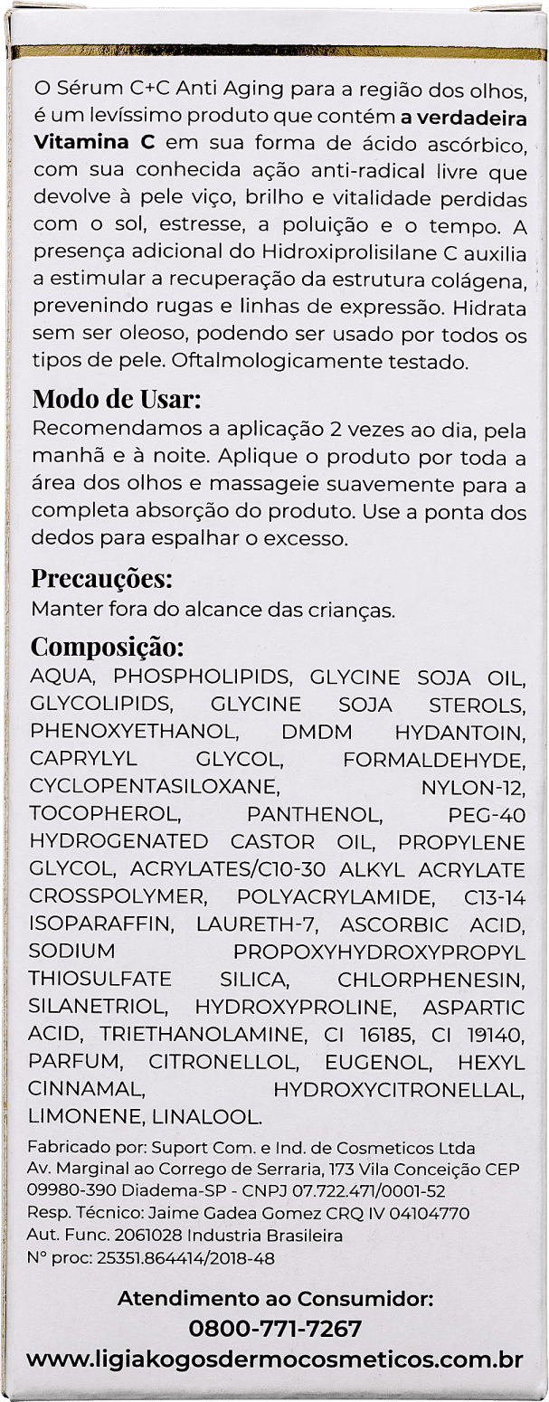 Ligia Kogos Sérum C+C Área dos Olhos - Anti-Idade 15g