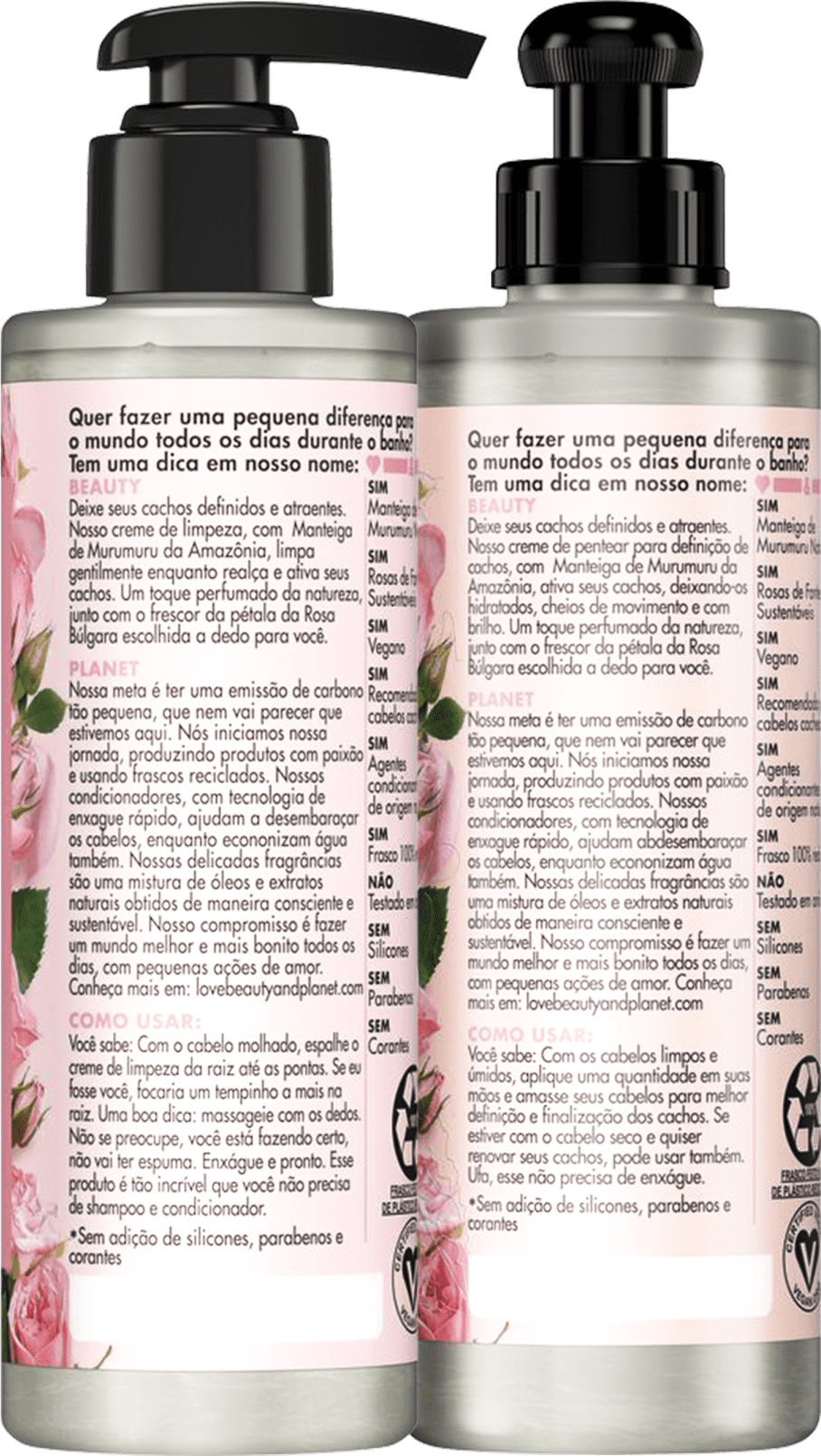 Kit Love Beauty and Planet Curls Intensify Co-Wash (2 Produtos)