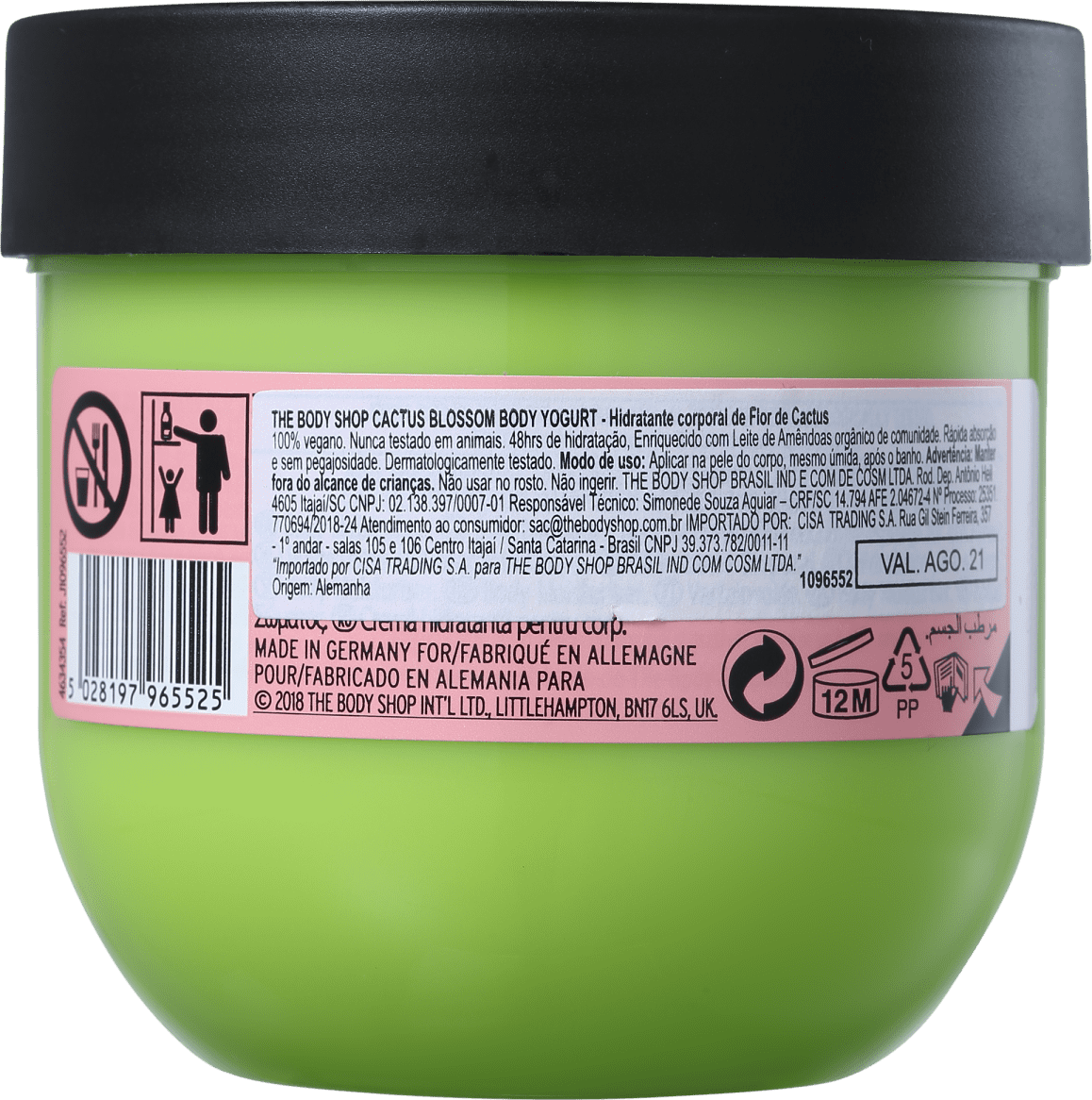 The Body Shop Cactus Blossom Body Yogurt - Hidratante Corporal 200ml