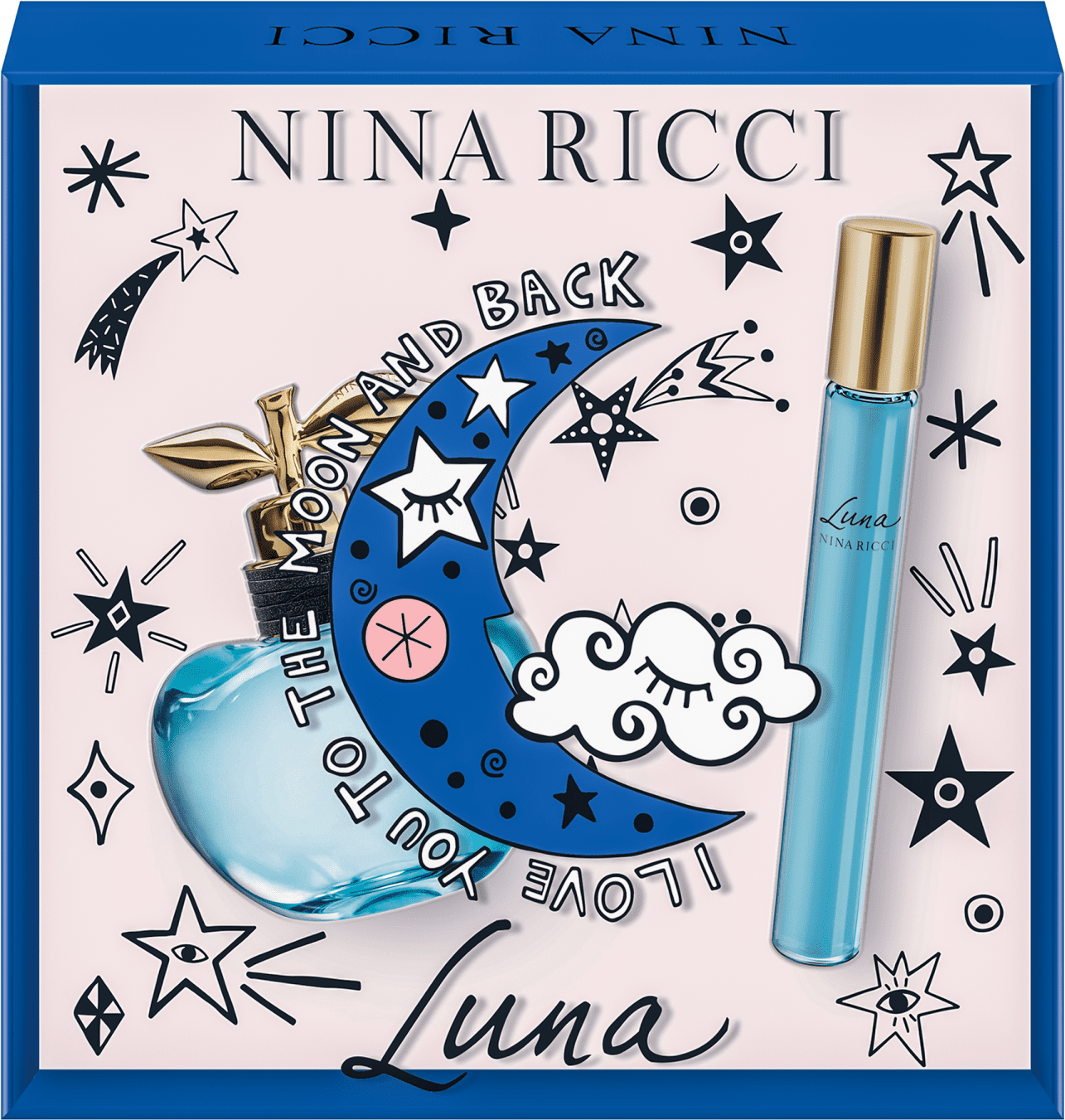 Conjunto Luna Nina Ricci Feminino - Eau de Toilette 50ml + Roll On 10ml