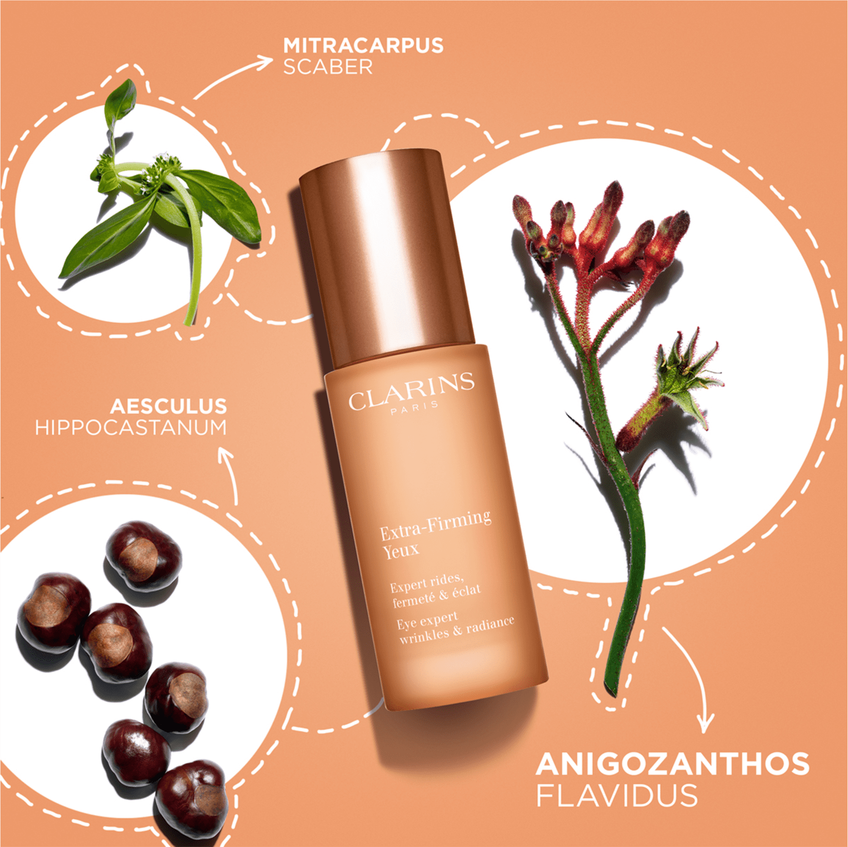 Clarins Extra-Firming Yeux - Bálsamo Anti-Idade para Área dos Olhos 15ml