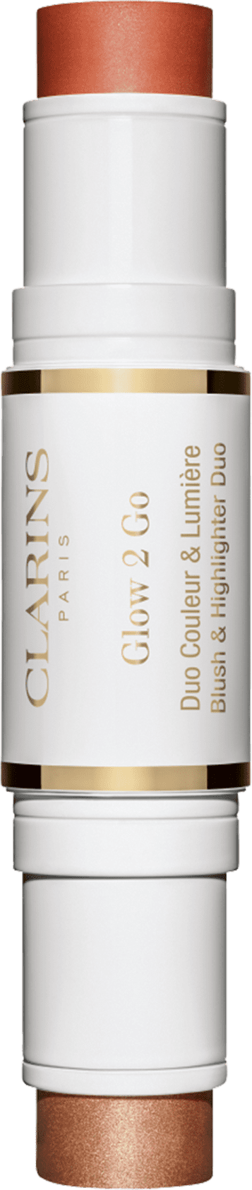Clarins Glow 2 Go 02 Golden Peach - Bastão Multifuncional 10g
