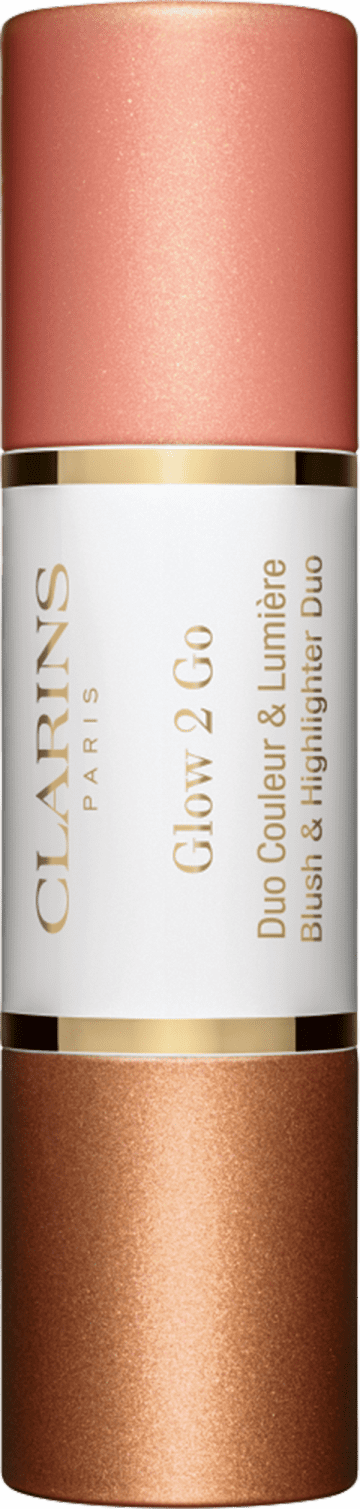 Clarins Glow 2 Go 02 Golden Peach - Bastão Multifuncional 10g
