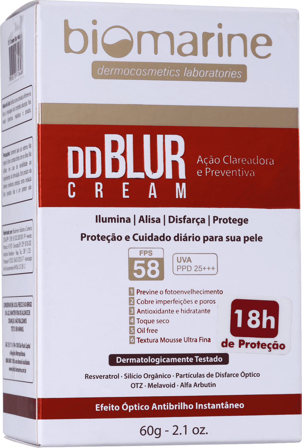 Biomarine Sun Marine DD Blur FPS 58 PPD 25 Natural - DD Cream 60g