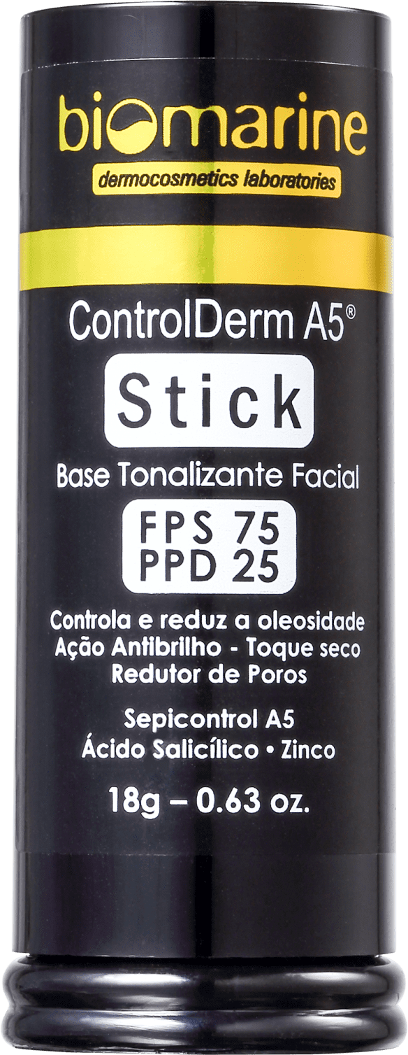 Biomarine Control Derm FPS 75 PPD 25 Natural - Base em Bastão 18g