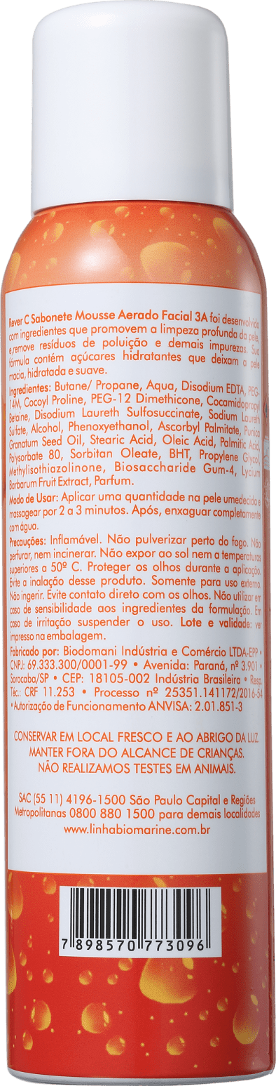 Biomarine Rever C - Mousse de Limpeza Facial 147ml