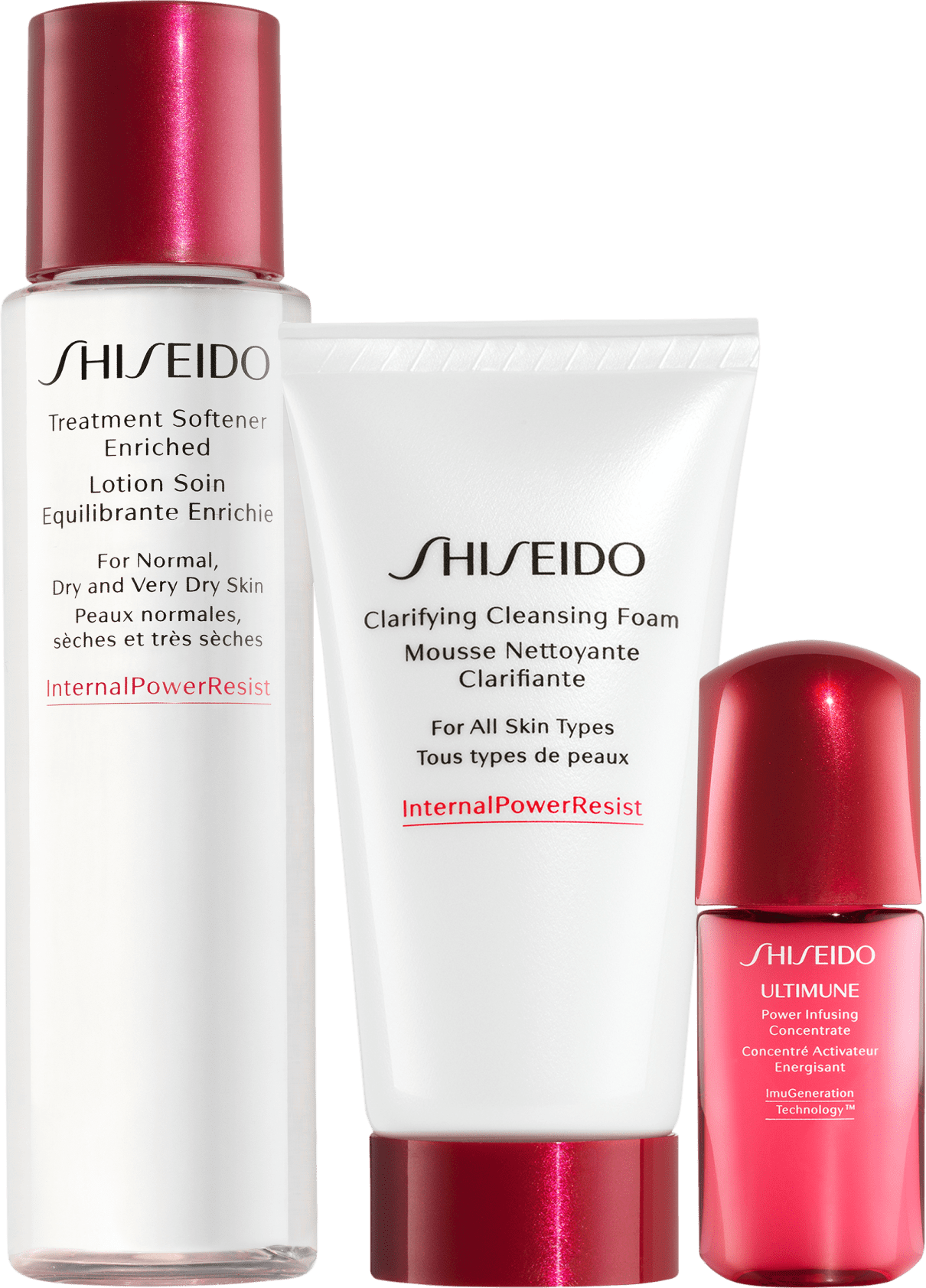 Kit Shiseido Cleanser Discovery (3 Produtos)