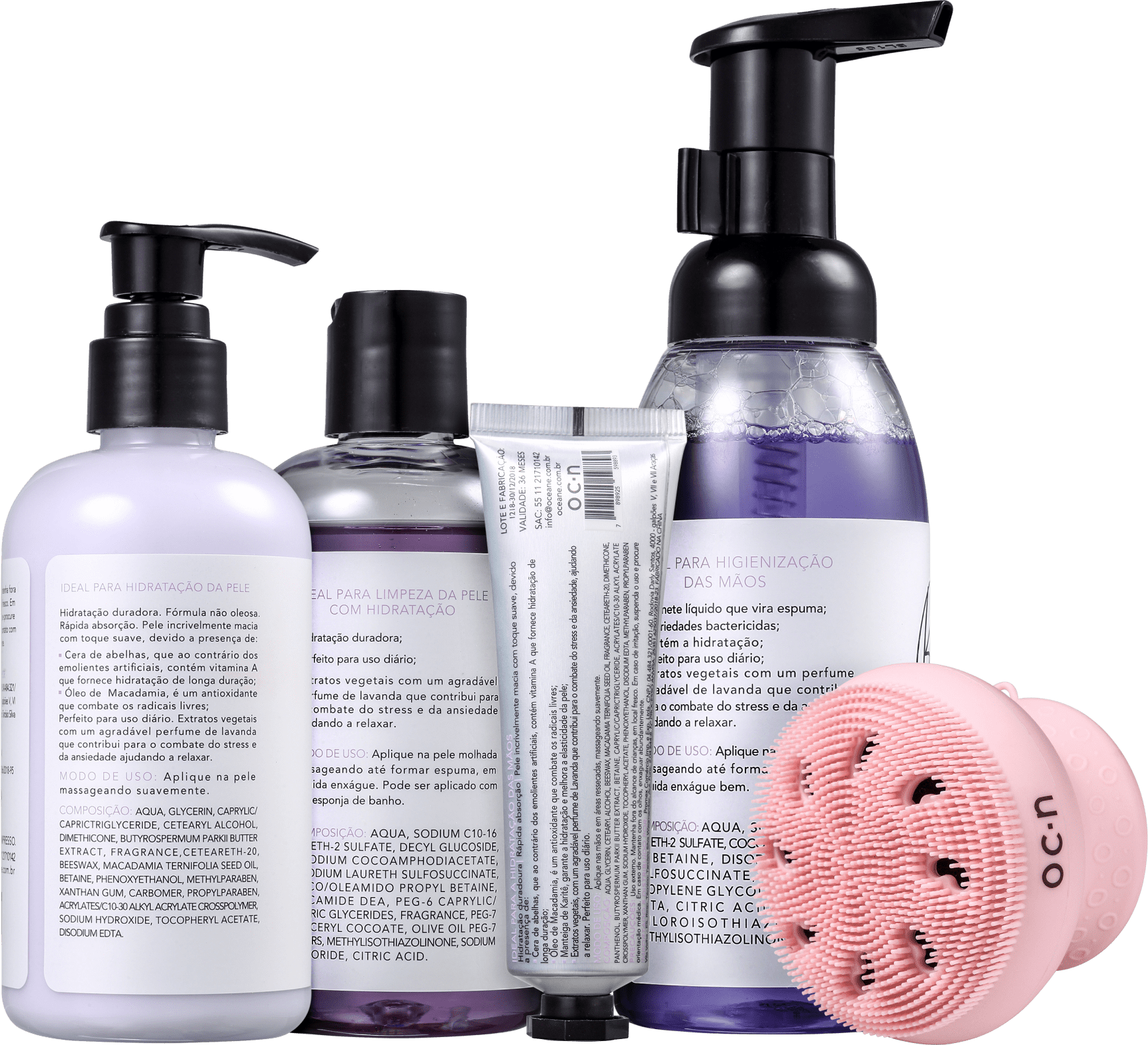 Kit Océane Bath & Body English Lavender (5 Produtos)