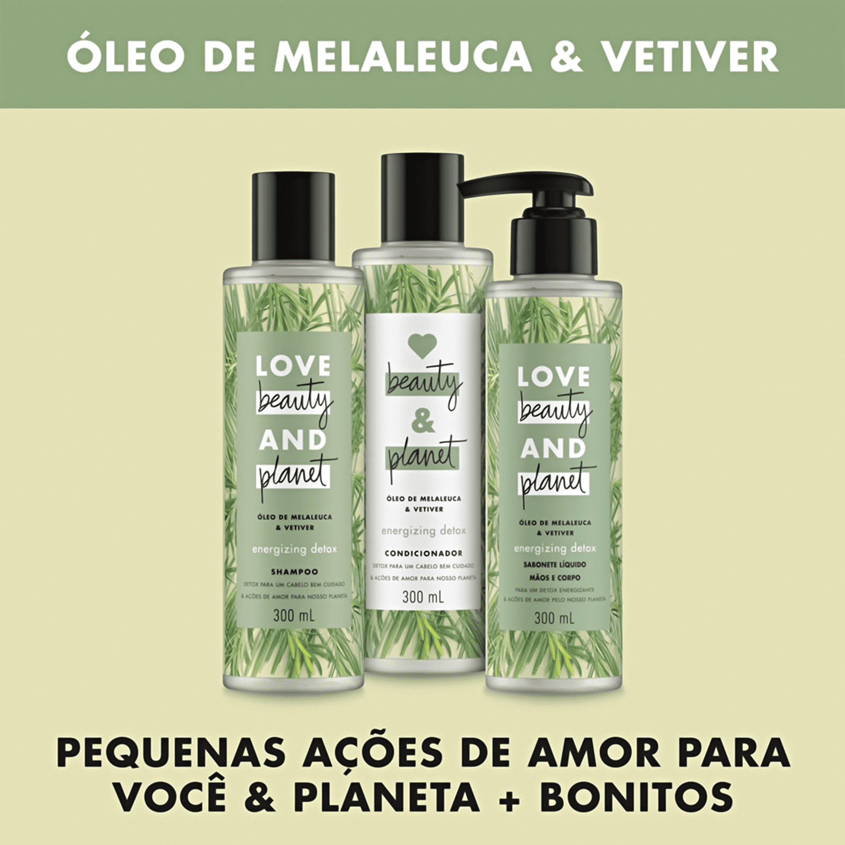 Love Beauty and Planet Energizing Detox - Sabonete Líquido 300ml