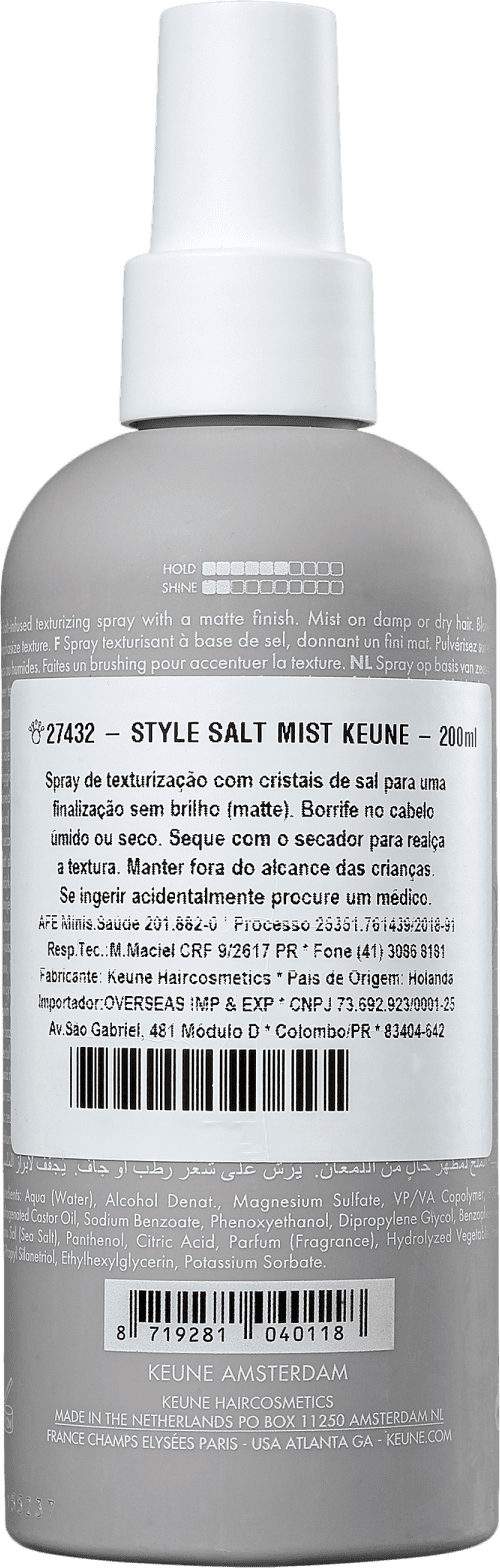 Spray de Sal Keune Style Salt Mist Beleza na 