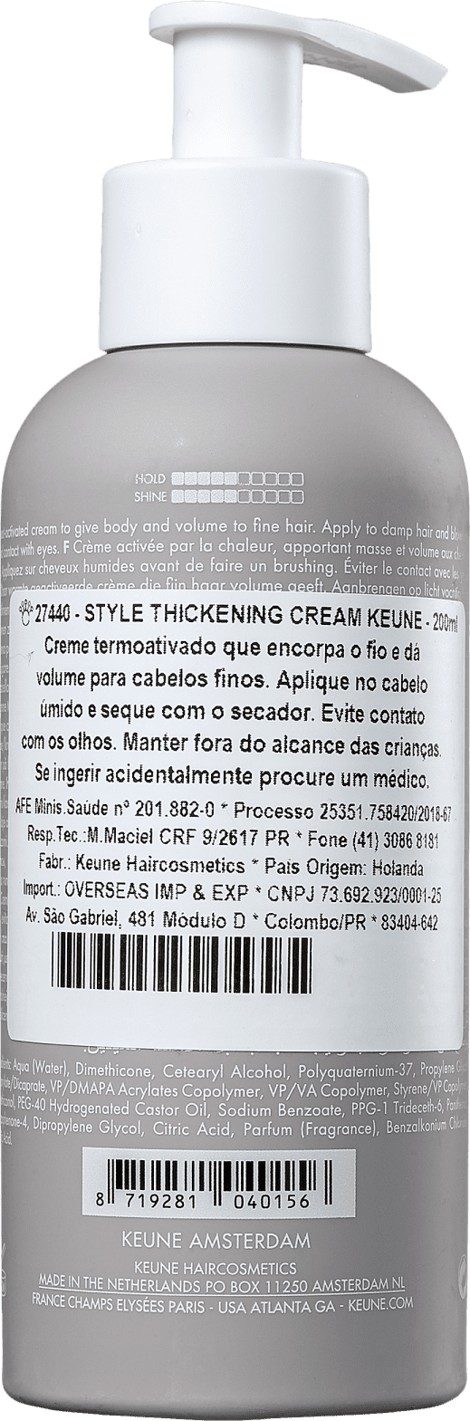 Keune Style Thickening - Creme Volumador 200ml