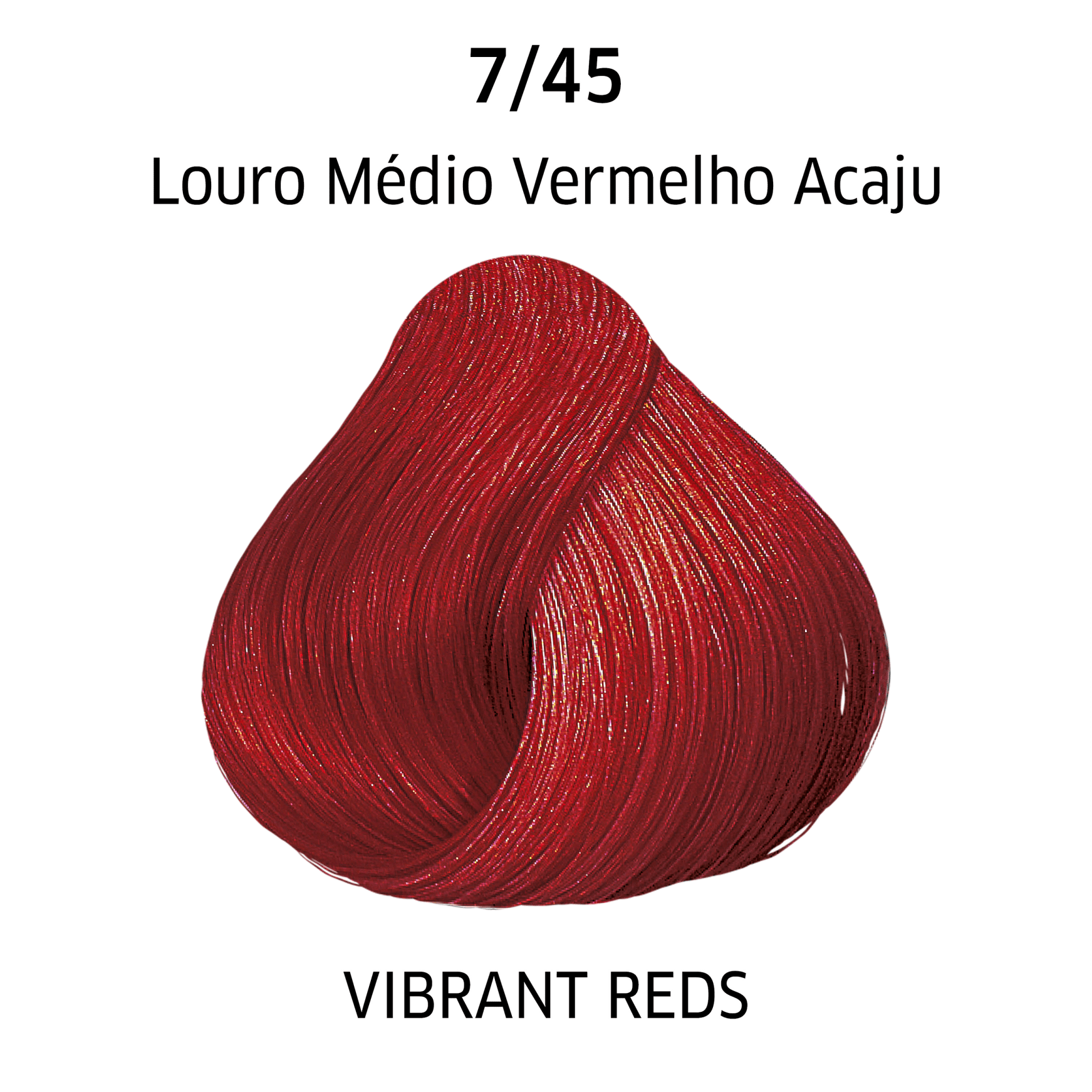 Wella Professionals Color Perfect 7/45 Louro Médio Vermelho Acaju - Coloração Permanente 60ml