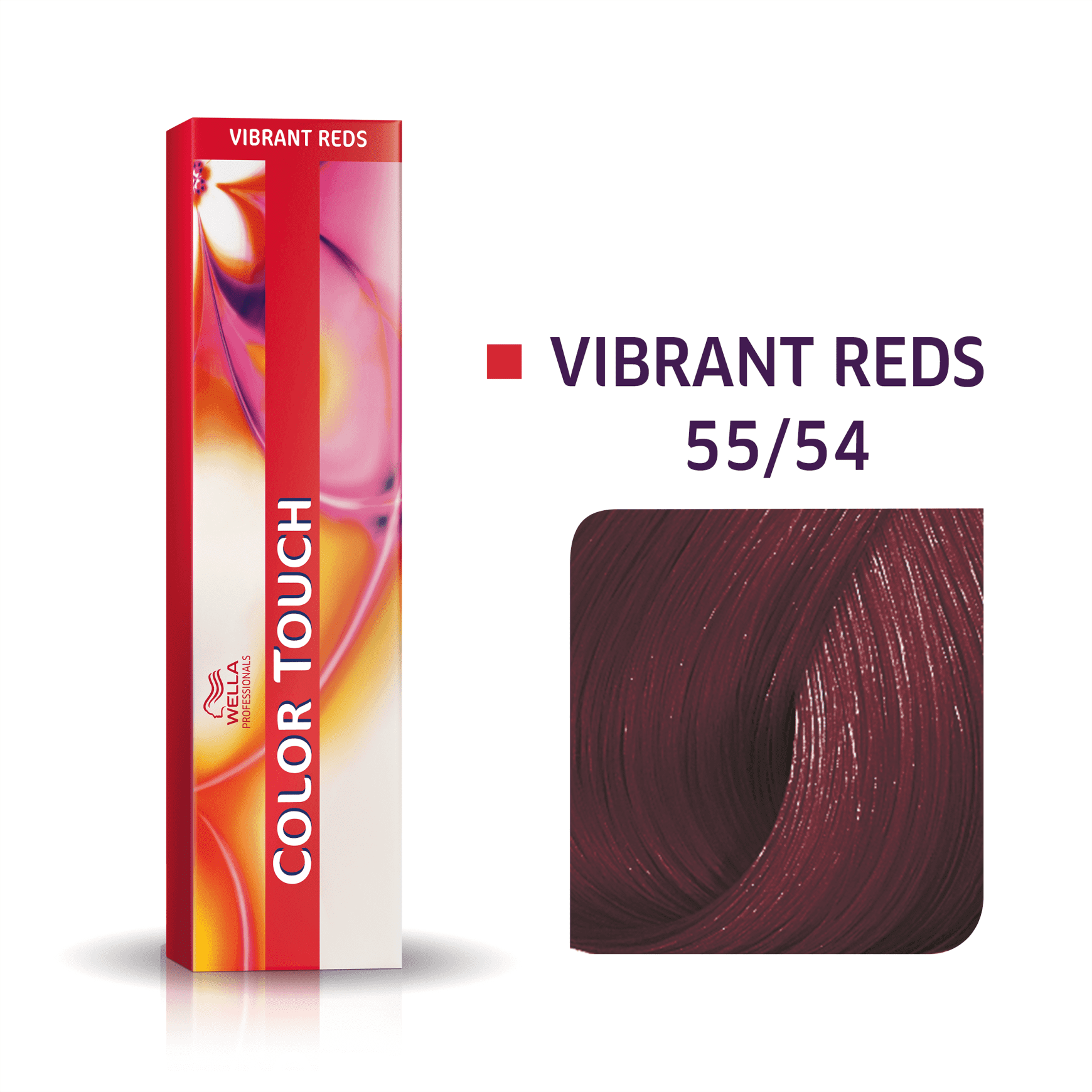 Wella Professionals Color Touch 55/54 Castanho Claro Intenso Acaju Avermelhado - Tonalizante 60g