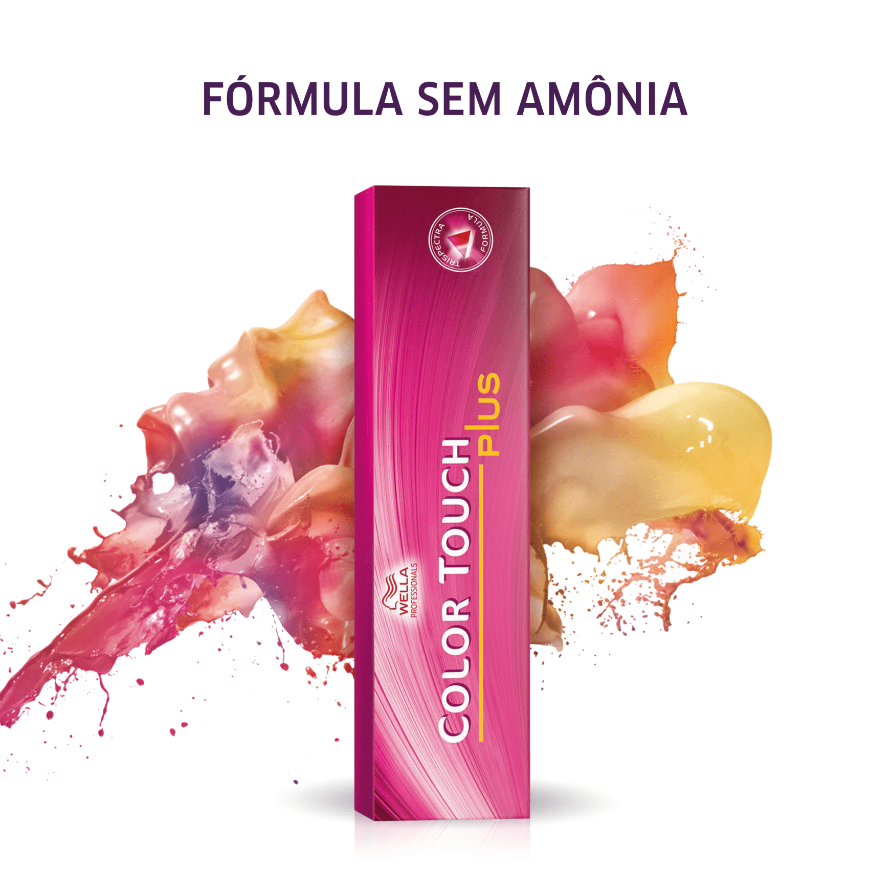Wella Professionals Color Touch Plus 55/06 Castanho Claro Intenso Natural Violeta - Tonalizante 60g