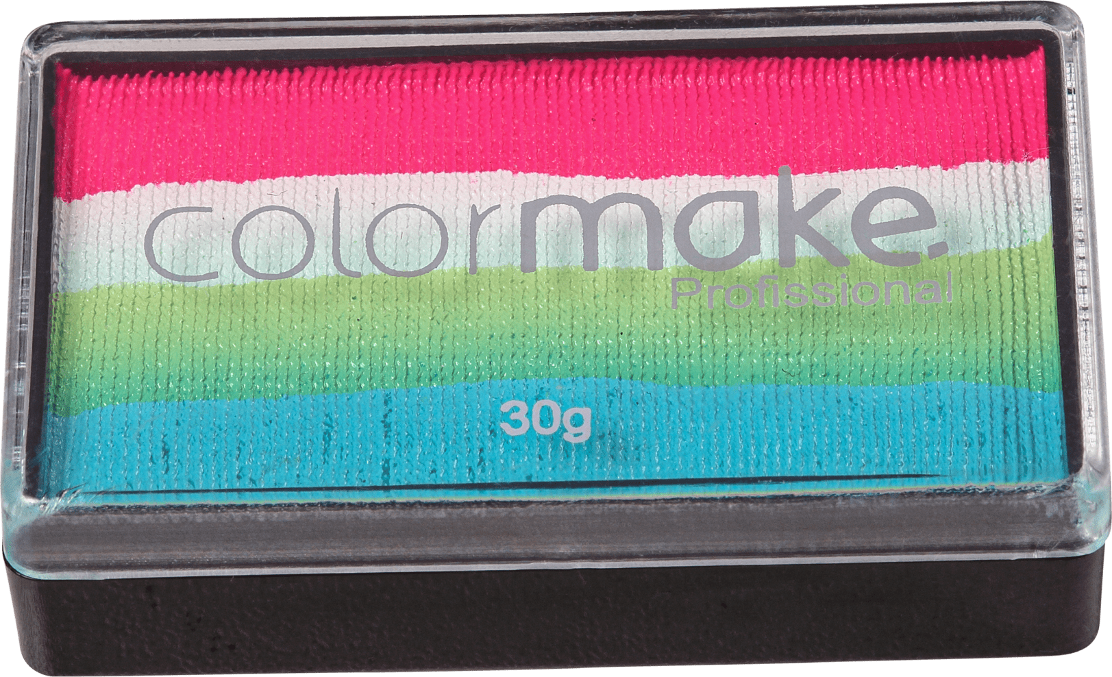 Colormake Blocks Verde Escuro, Verde Claro, Branco e Pink - Tinta 30g