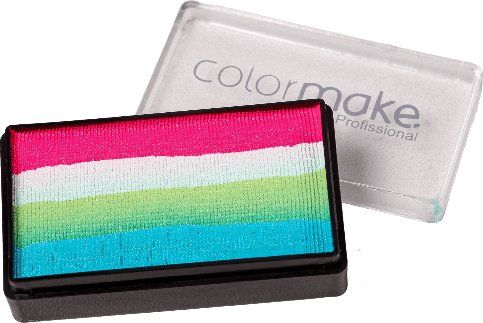 Colormake Blocks Verde Escuro, Verde Claro, Branco e Pink - Tinta 30g