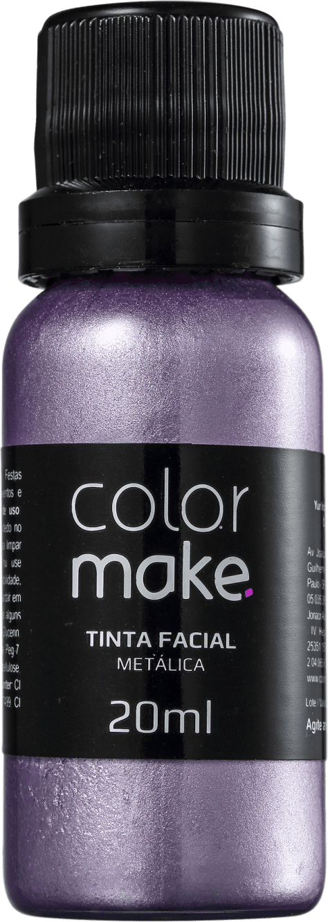 Colormake Metálica Lilás - Tinta Líquida 20ml