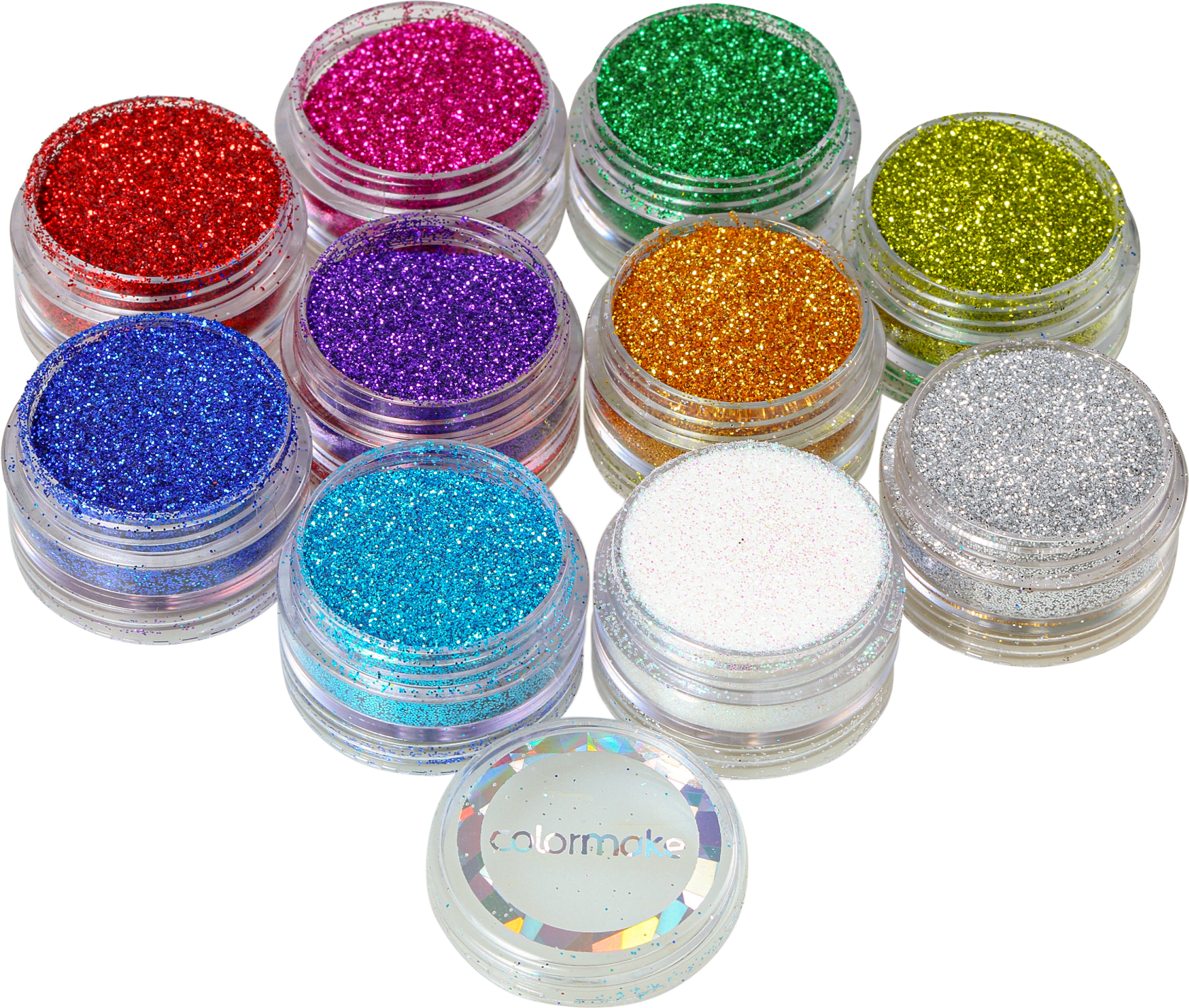 Kit Colormake Glitter em Pó (10 Unidades)